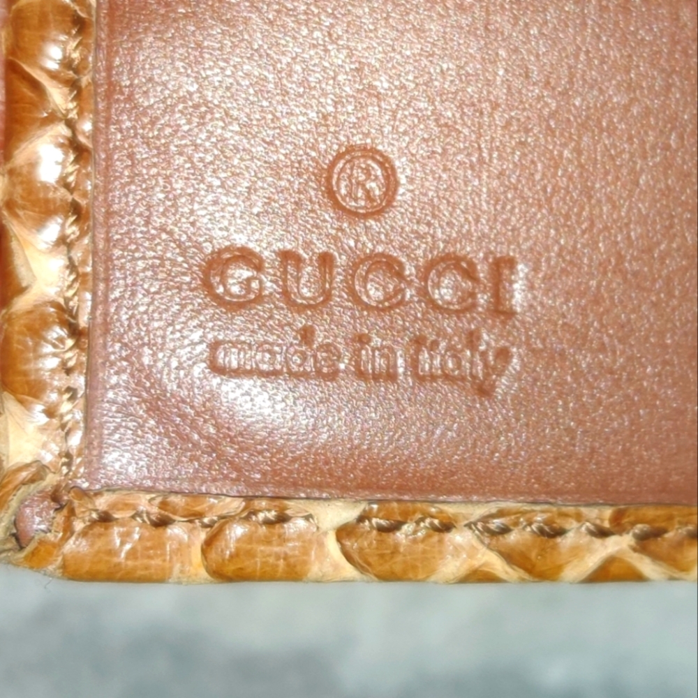 Rare Gucci Python Long Wallet With Hook - image 6